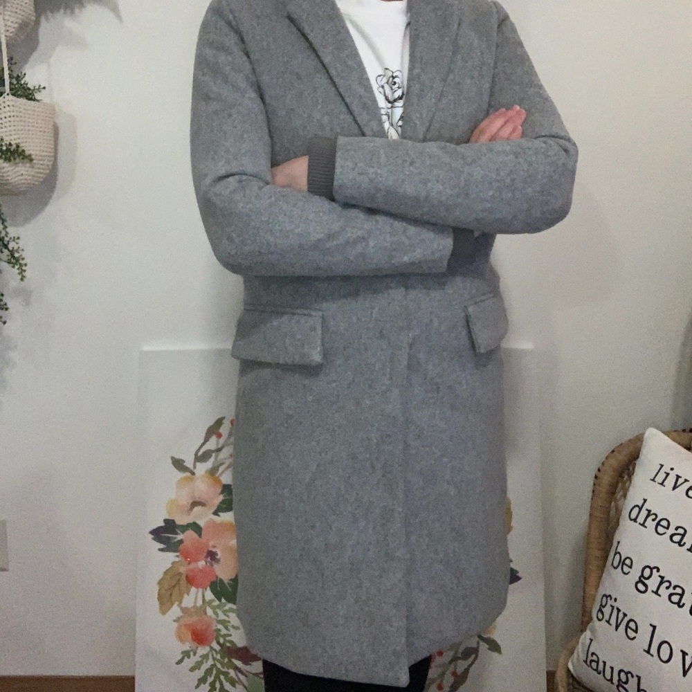 Grey Peacoat